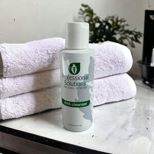 Professional Solutions AHA Cleanser 120ml Glycolic Acid Face Wash Skincare New